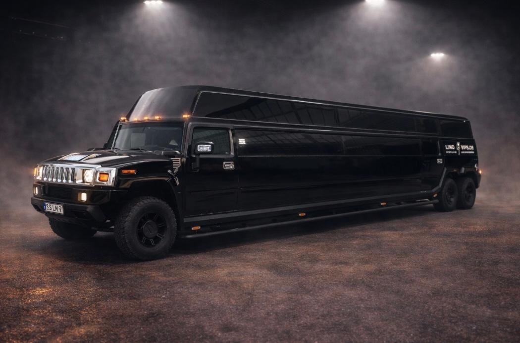 Hummer H2 Doppeldecker in Schwarz mieten in Erkelenz