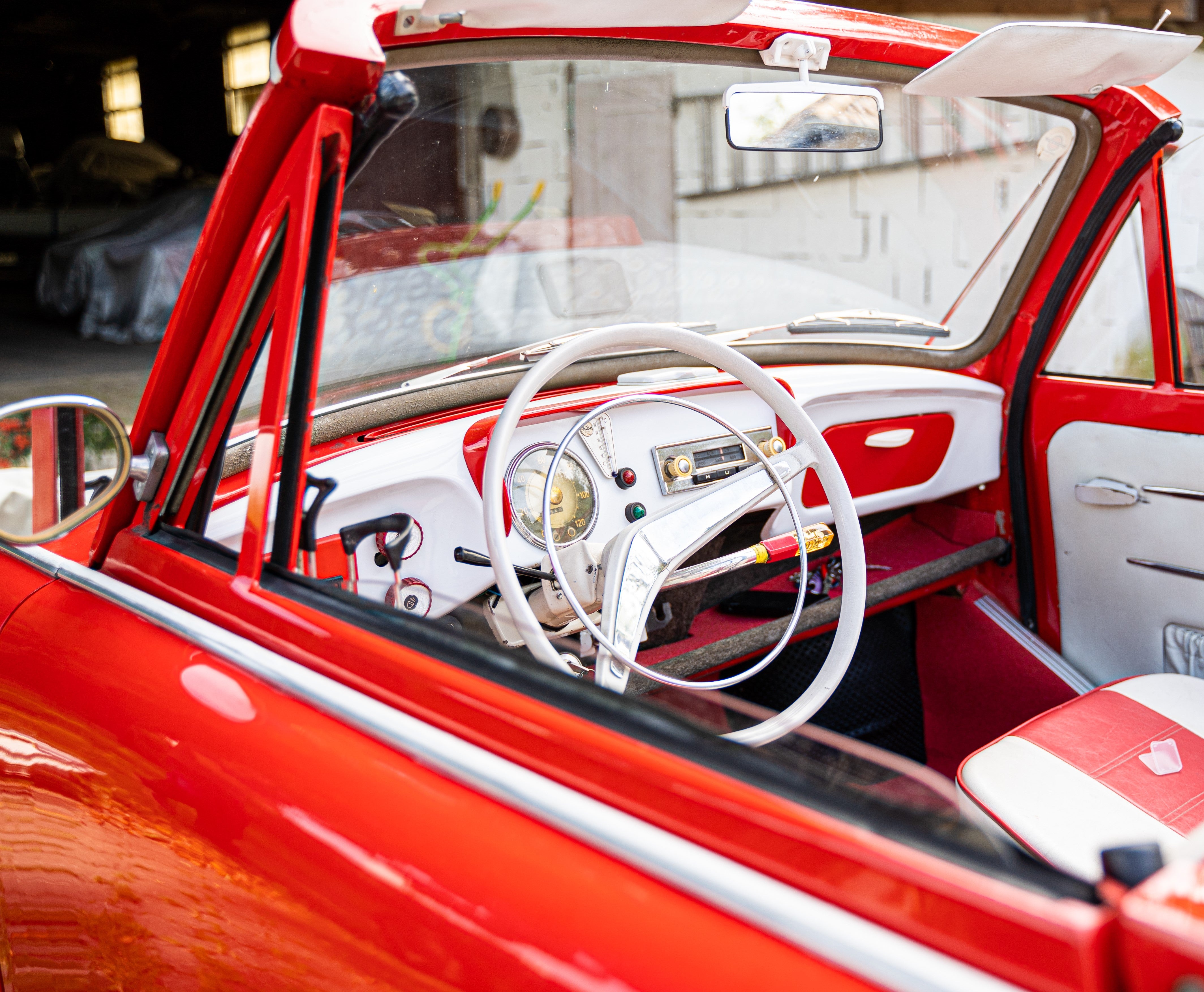 Wunderschönes Trabant 601 Cabrio als Hochzeitsfahrzeug – 4