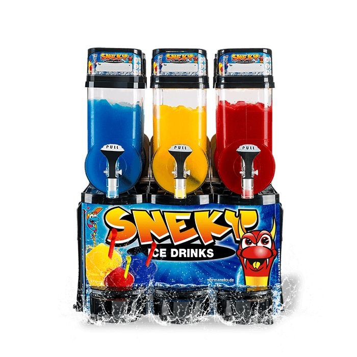 Slush Maschine 3 x 12 Liter Slushy mieten bei Hopser Hüpfburg Verleih