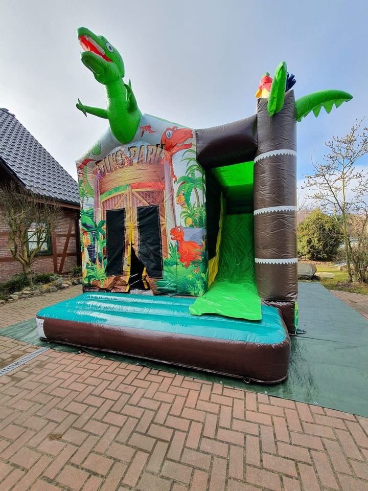 Hüpfburg Disco Dino Rutsche mieten bei Hopser Hüpfburg Verleih – 2