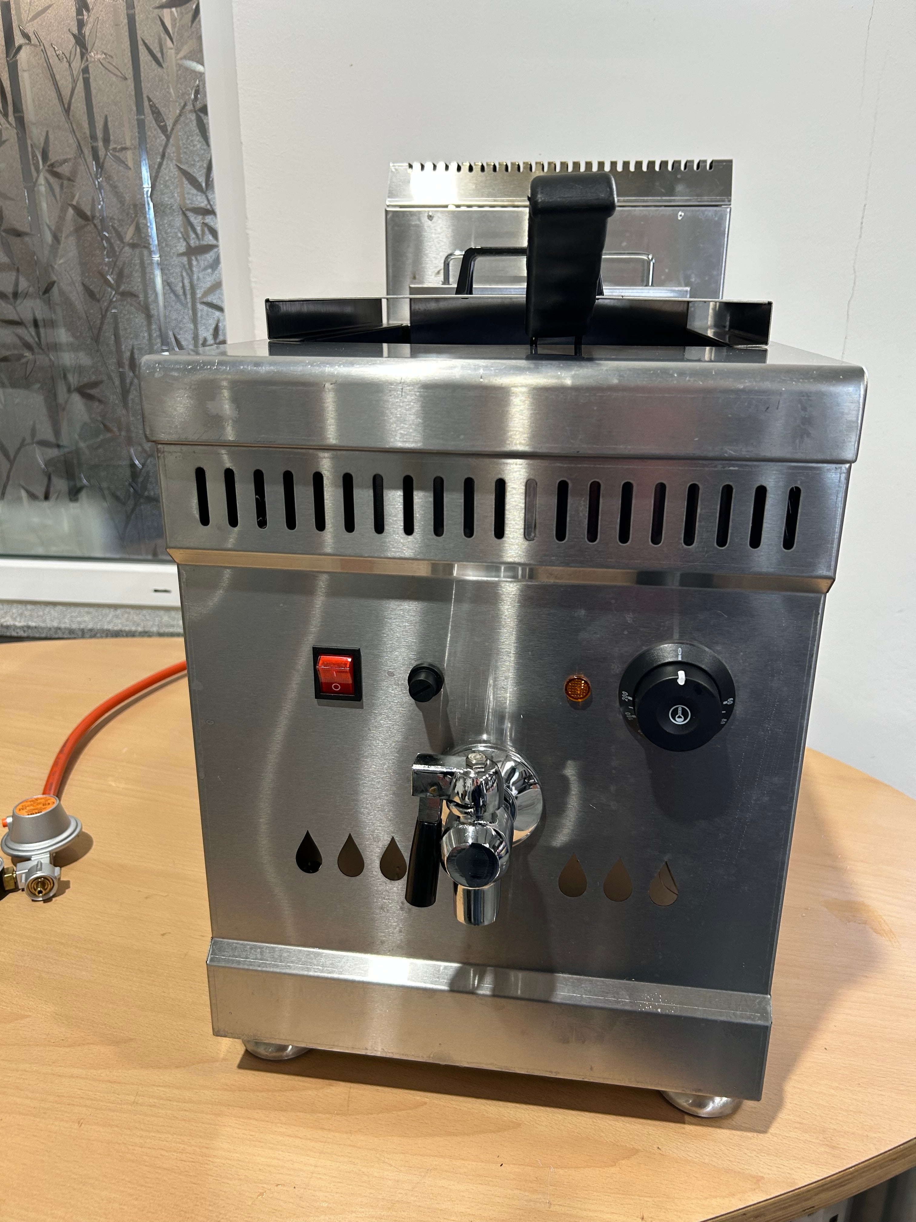 Propangas Gas Fritteuse (Volumen 17 Liter) mieten leihen – 2