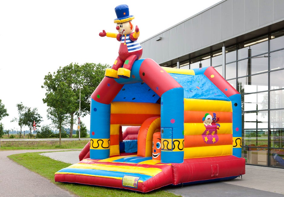 Hüpfburg Multifun Klatschender Clown mit Rutsche – 2