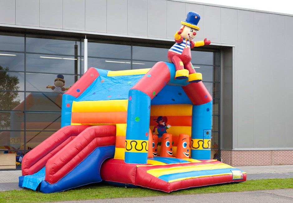 Hüpfburg Multifun Klatschender Clown mit Rutsche