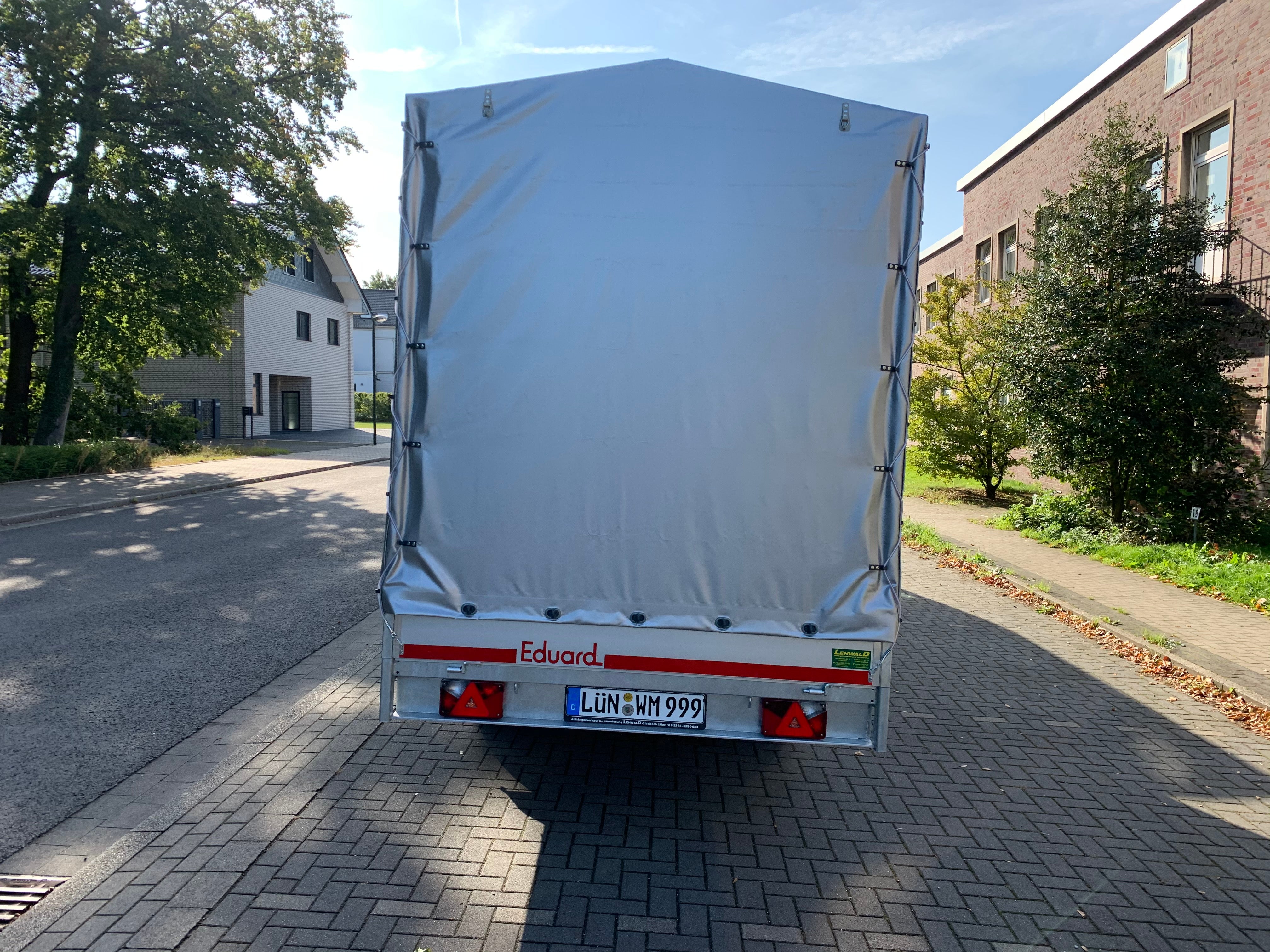 Anhänger Hochlader 2 achser mit Plane 2.0 t – 2