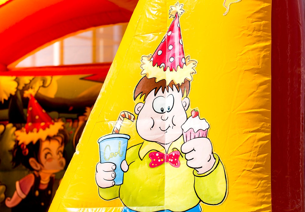 Hüpfburg Mini Party mit Dach MIETE Einführungsangebot – 3