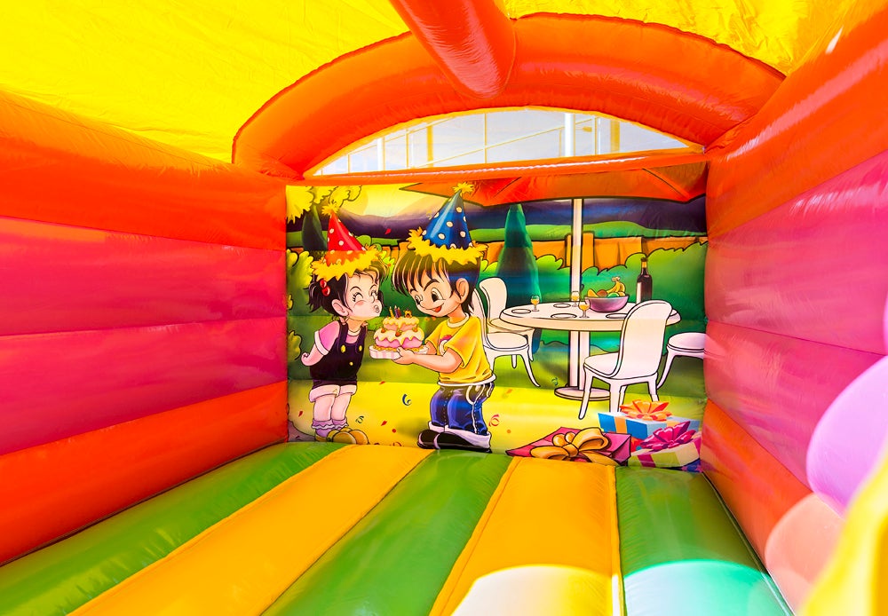 Hüpfburg Mini Party mit Dach MIETE Einführungsangebot – 4