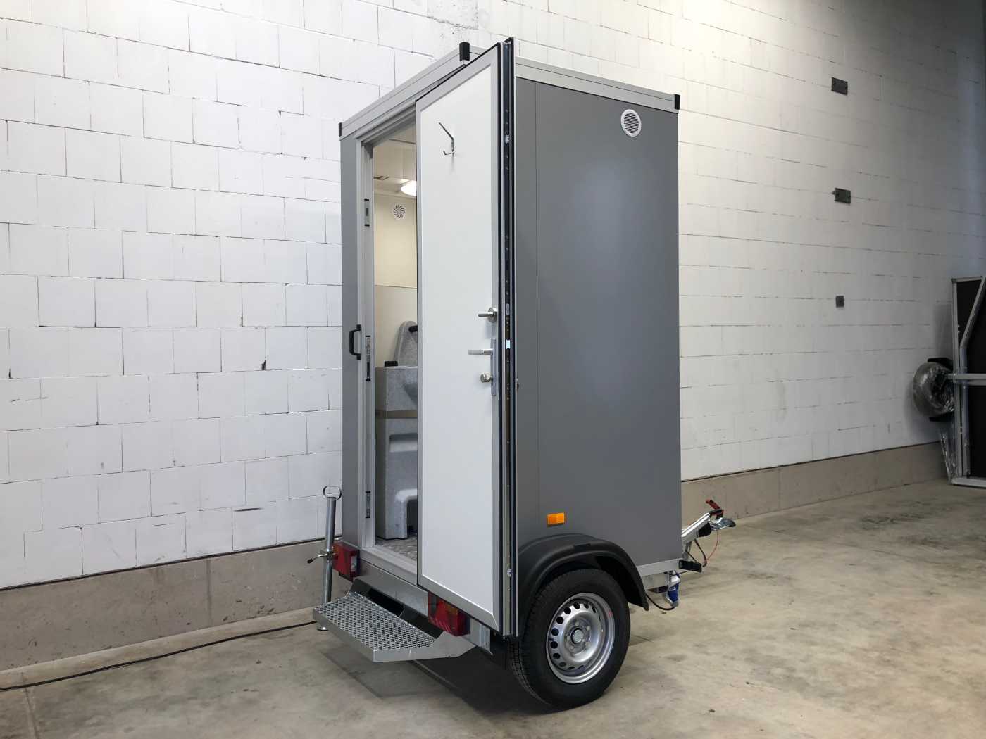 Toilettenanhänger Toilettenwagen Baustelle WC , WC, Toilette, Mobiles WC, Toilettenkabine, mit Waschbecke – 4