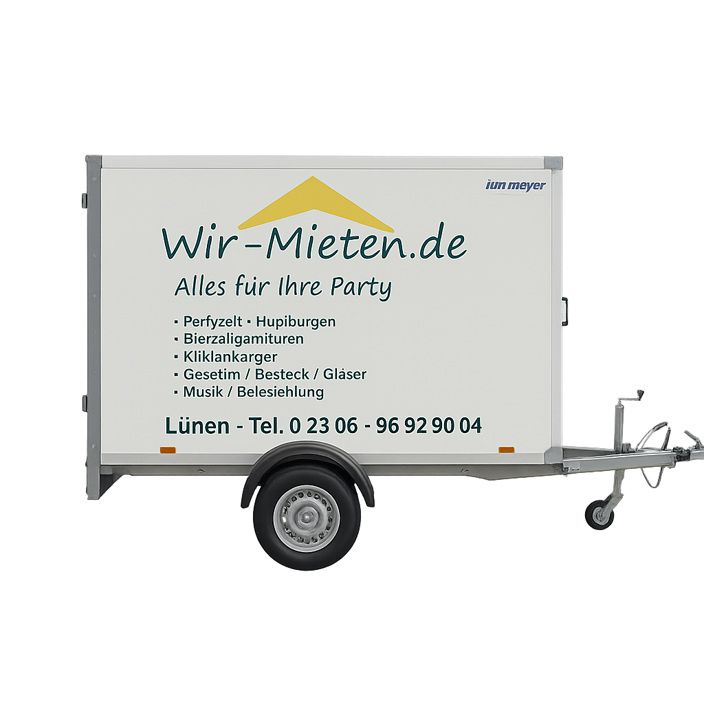 Kühlanhänger zur Miete 1,5 t