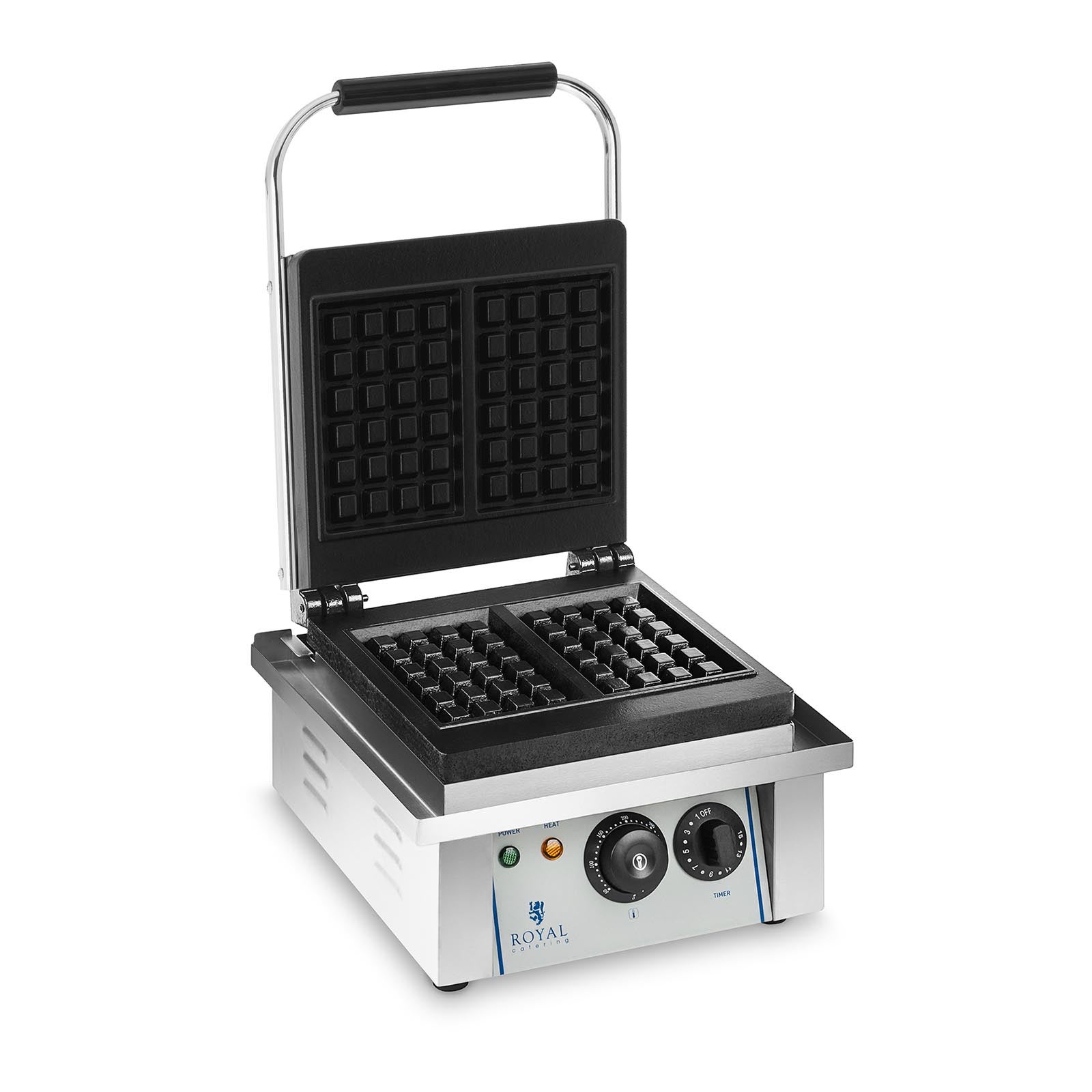 Gastro Waffeleisen 1 x 2.000 Watt - rechteckig -