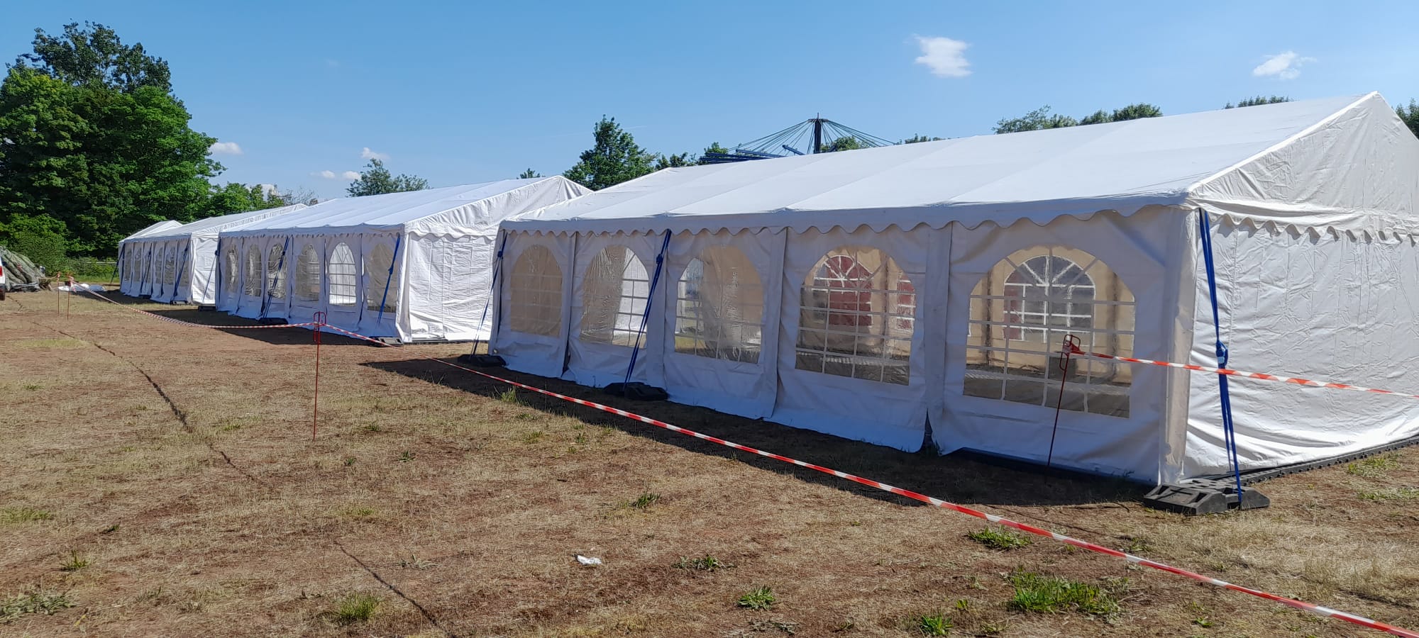 Partyzelt 6x10 m PVC (LKW Plane) Festzelt Zelt Stabil, Kein Klappzelt – 2