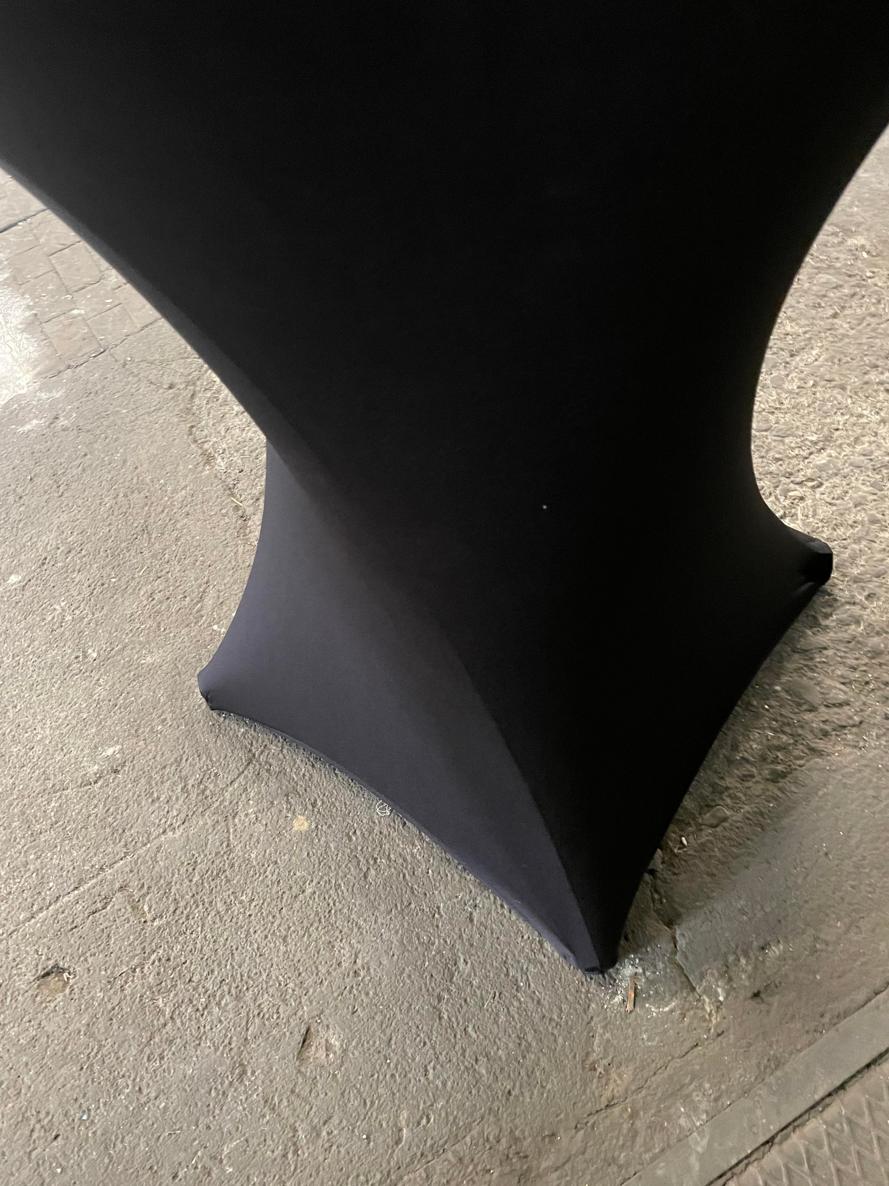 Stretch Stehtisch Husse für Stehtisch Ø 80-85 cm schwarz – 4