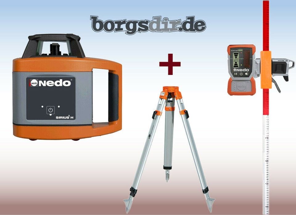 Nedo Horizontallaser Rotationslaser Sirius H mieten bei Borgsdir