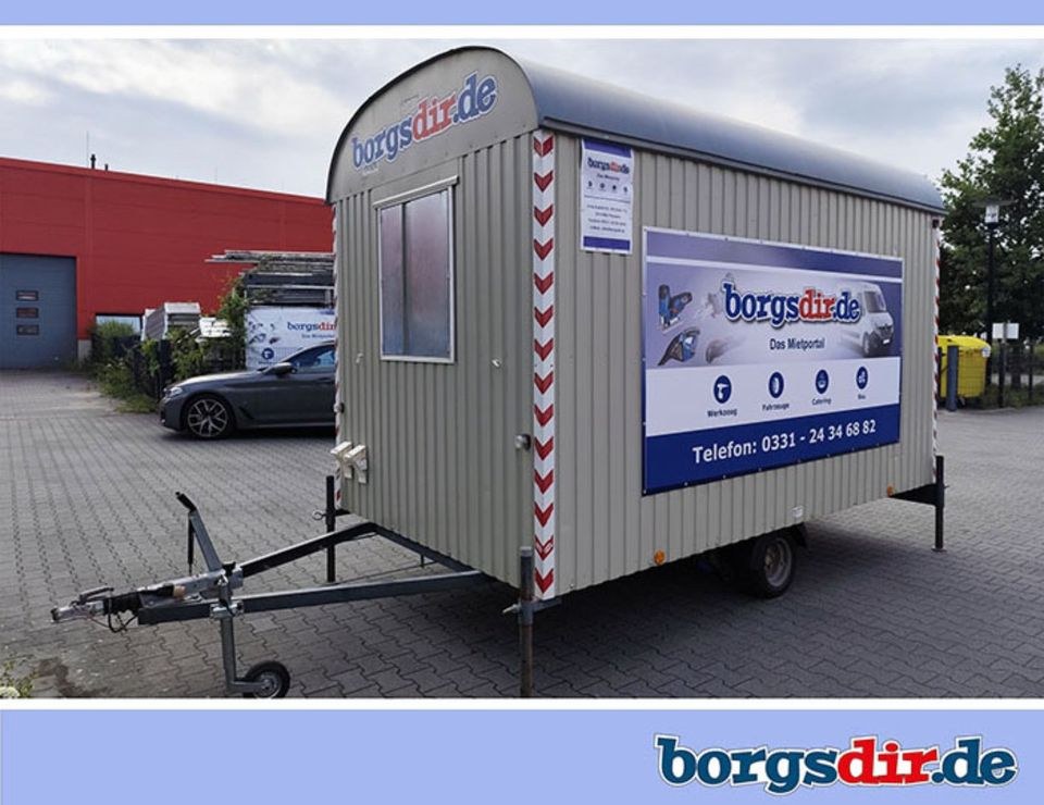 Bauwagen Mannschaftswagen Schnellläufer mieten bei Borgsdir