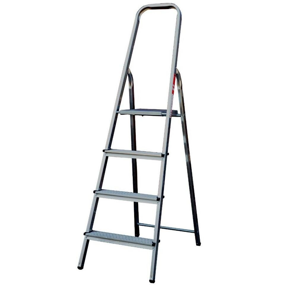 Leiter Aluminium Holz klappbar teleskopierbar mieten bei Borgsdir – 4