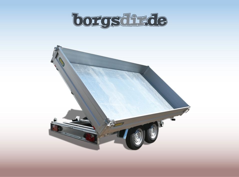 Dreiseitenkipper Anhänger,Elektrisch mieten bei Borgsdir – 2