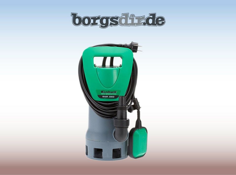 Einhell Schmutzwasserpumpe Tauchpumpe SWP850 mieten bei Borgsdir