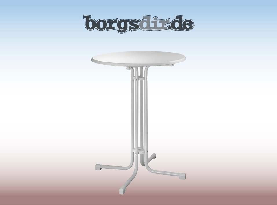 Stehtisch klappbar mieten bei Borgsdir – für Empfang & Party