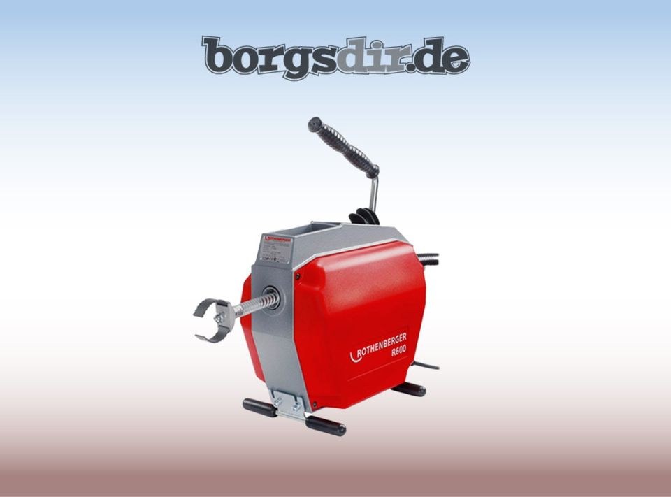 Rohrreinigungsmaschine mieten bei Borgsdir – für gründliche Reinigung