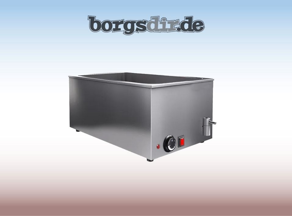 Bain Marie Ablasshahn mieten bei Borgsdir – für Fest & Ausschank