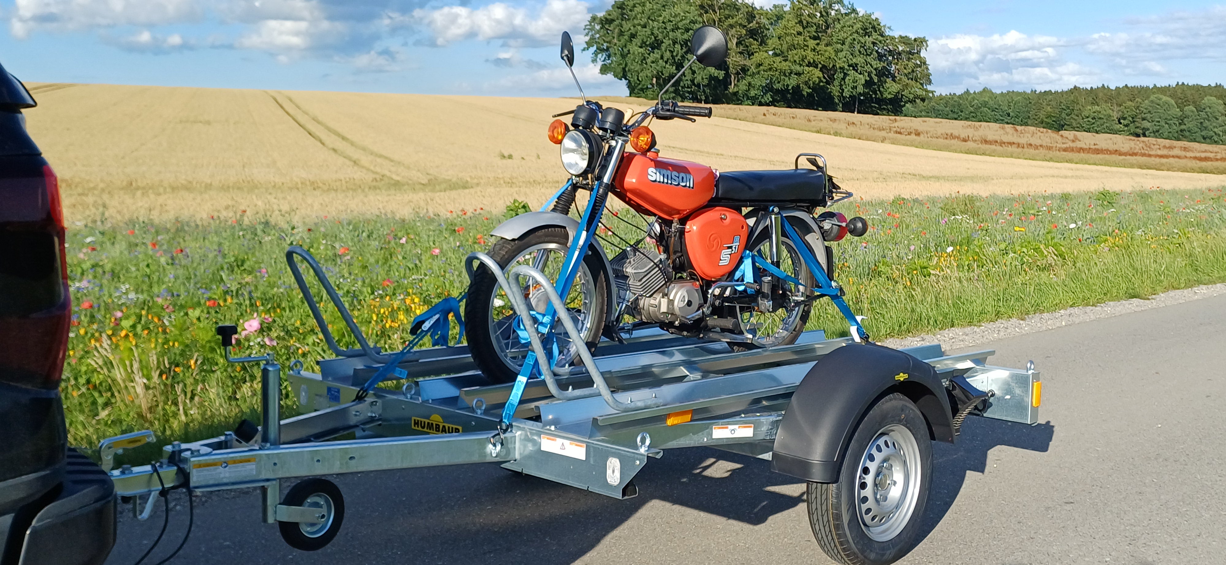 Motorradanhänger von Humbaur zu vermieten – 2