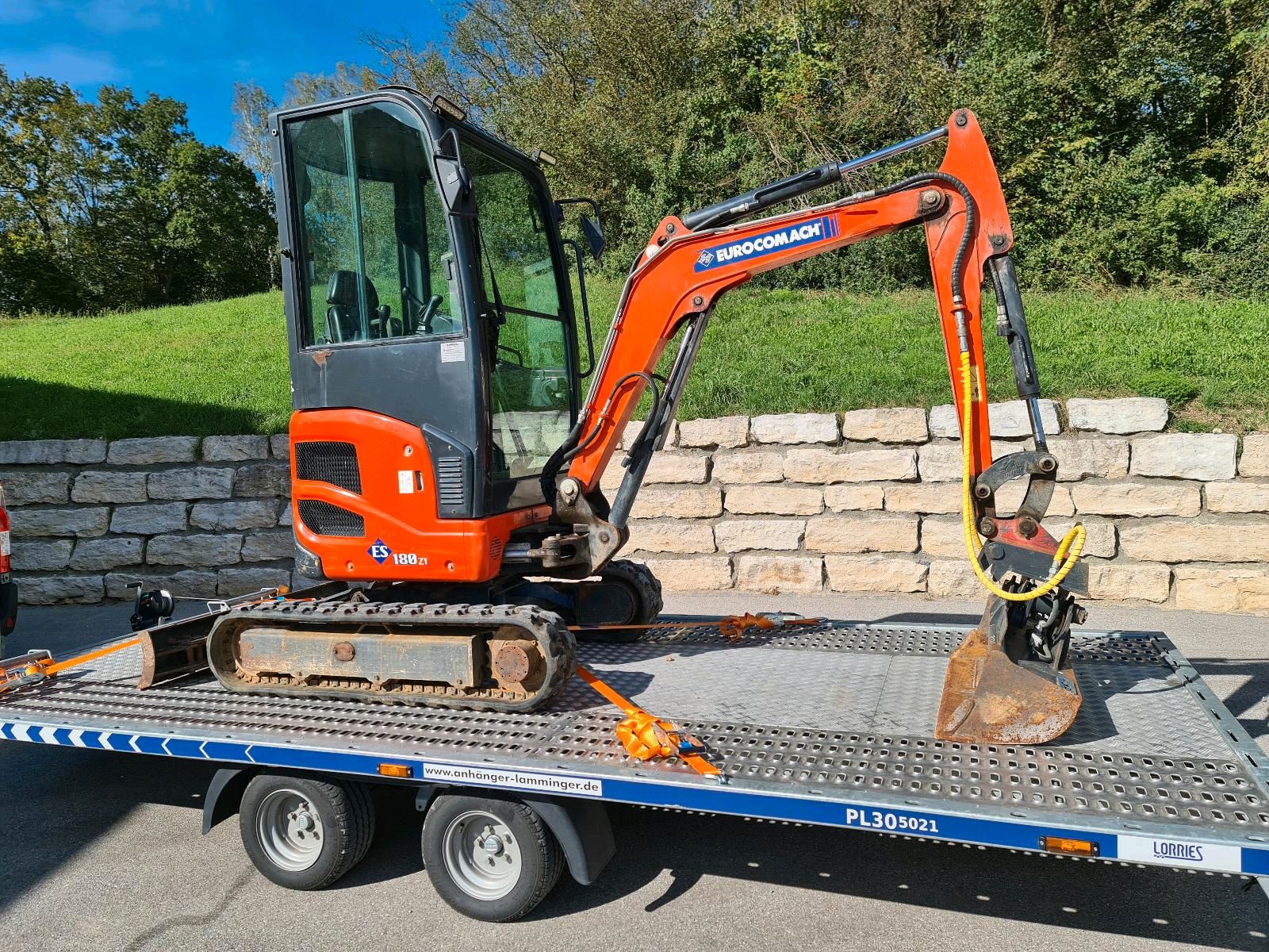 Minibagger 1,8 t / Kompaktbagger / Bagger Eurocomach – 2