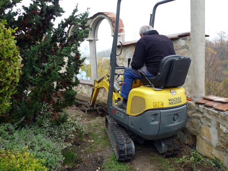 Minibagger 1,1 t / Microbagger / Bagger mit verstellbarem Laufwerk / Neuson 803 – 3