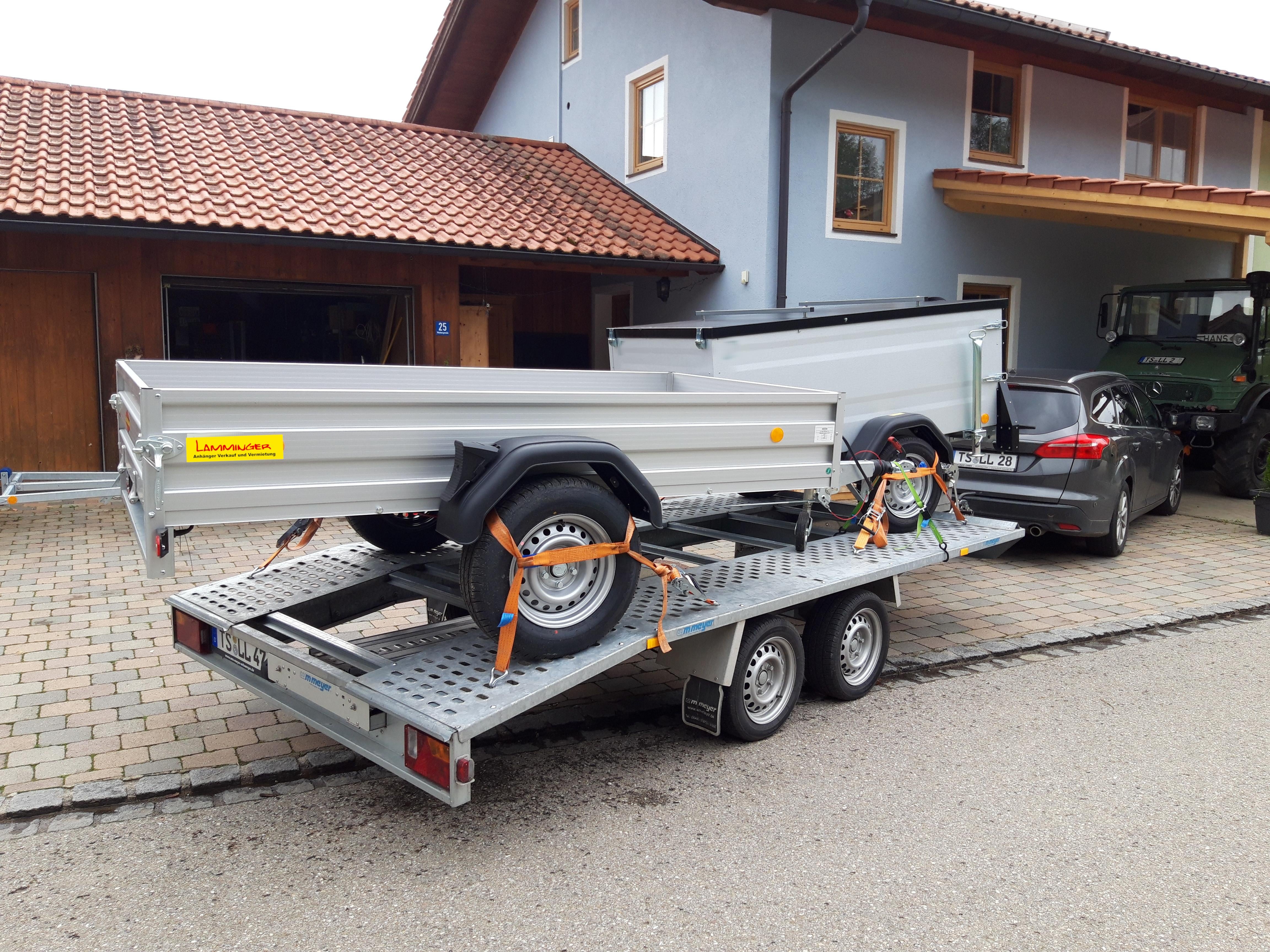 Autotransporter, KFZ Transporter, Autoanhänger, Anhänger – 2