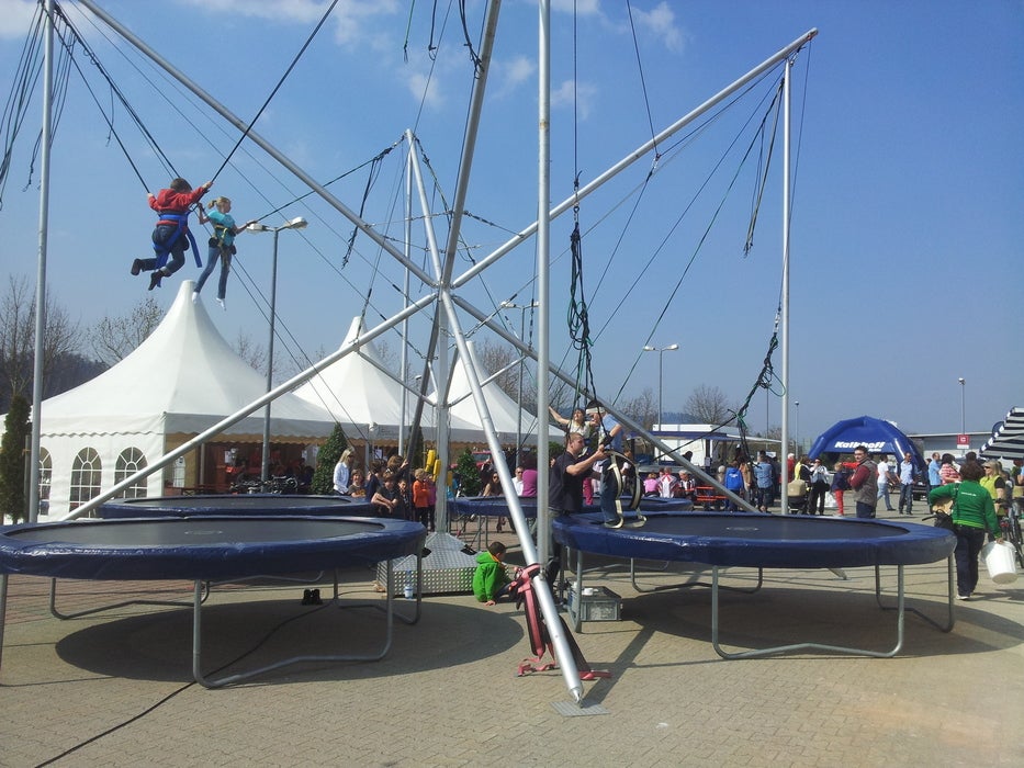 4er Bungee Trampolin, Bungeetrampolin Event. Hüpfburg – 4