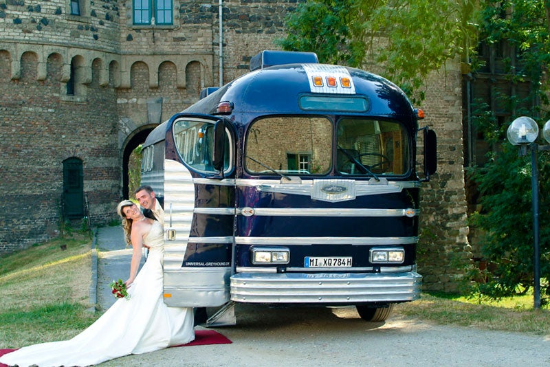 historischer Greyhound Bus von 1948 – 2