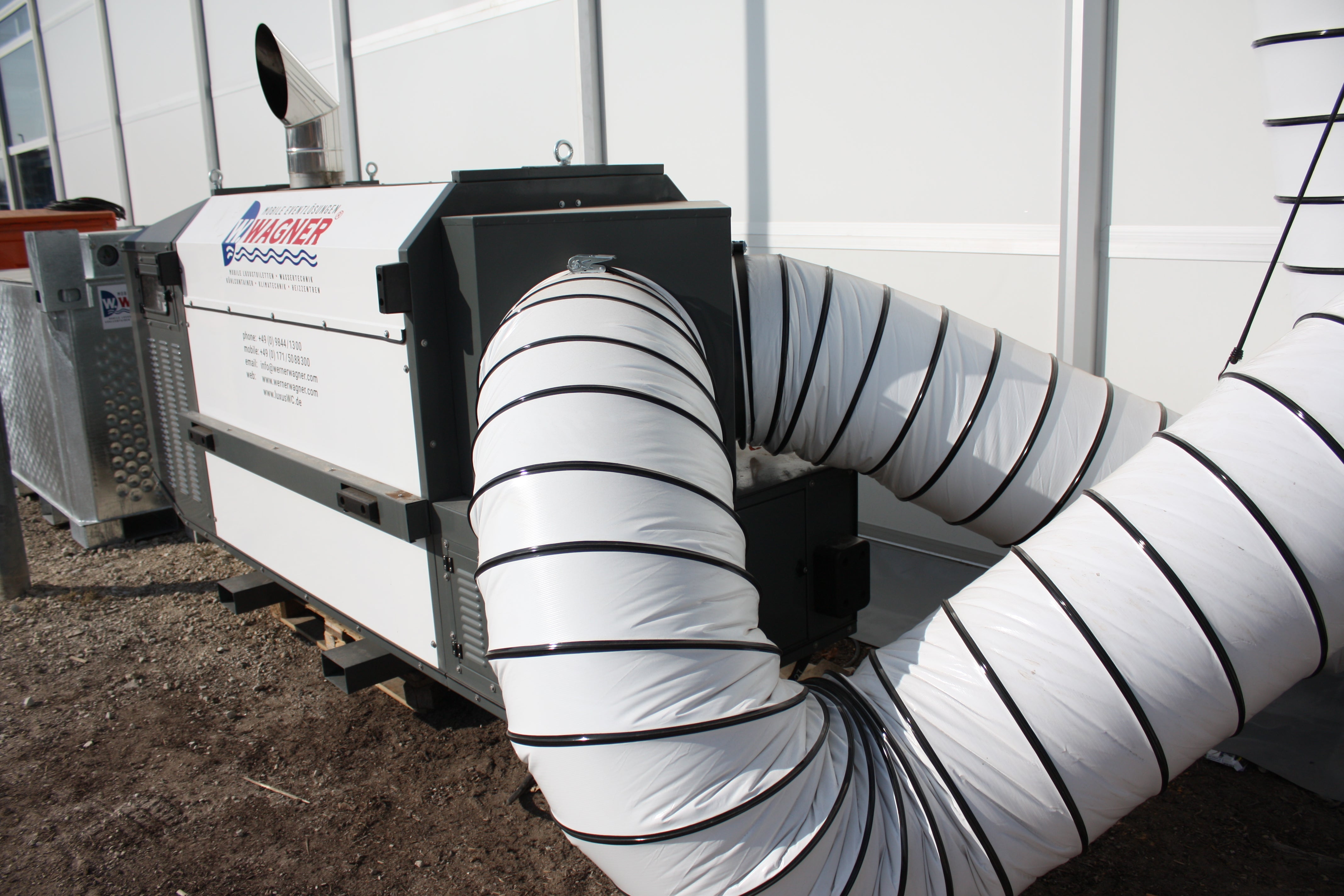 Mobile Heizzentrale 320 kW, Zeltheizung, Baustellenheizung – 4