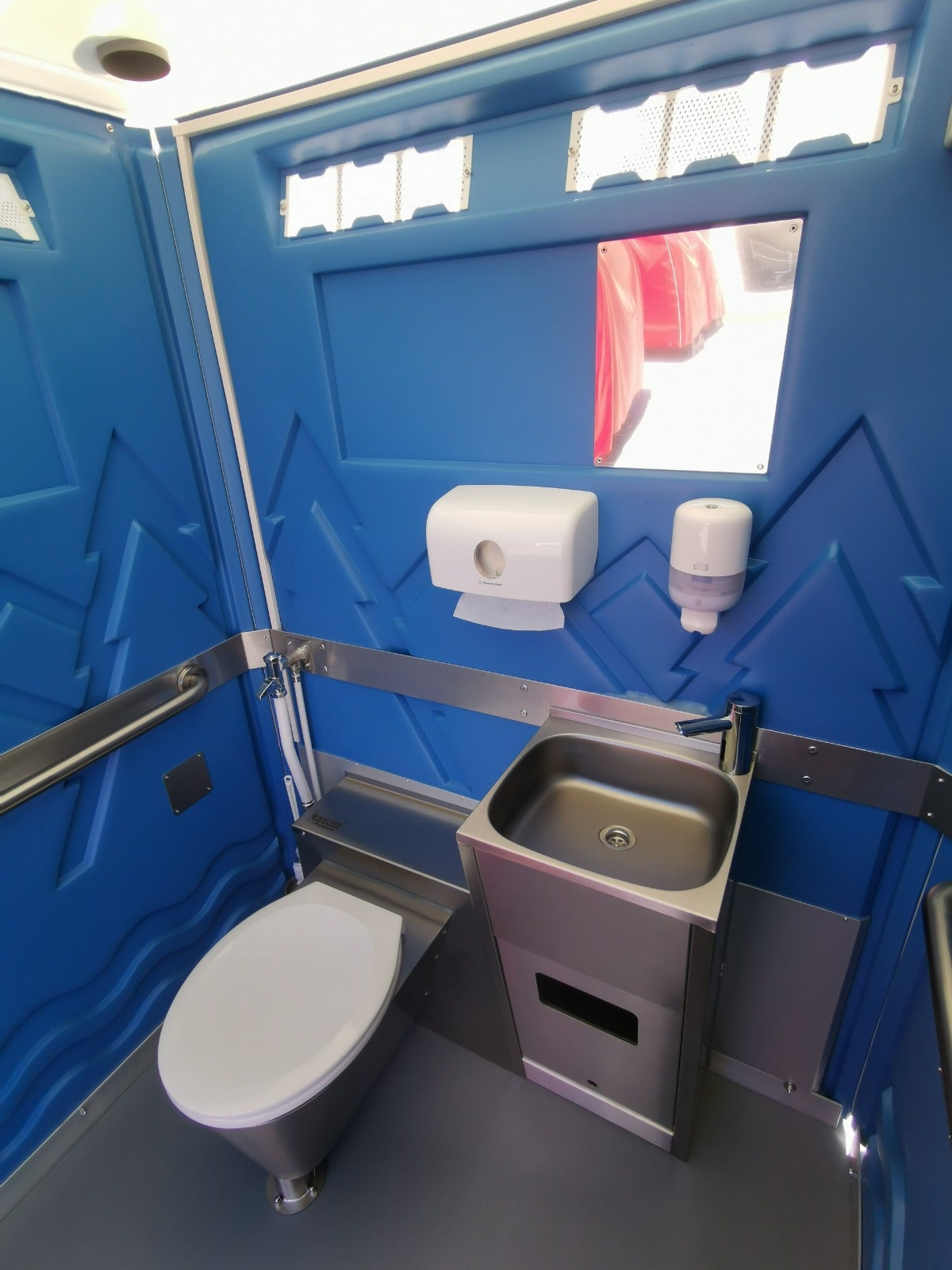 Mobile Toilette - Leichtbau mit Wasserspülung ! OHNE CHEMIE – 2