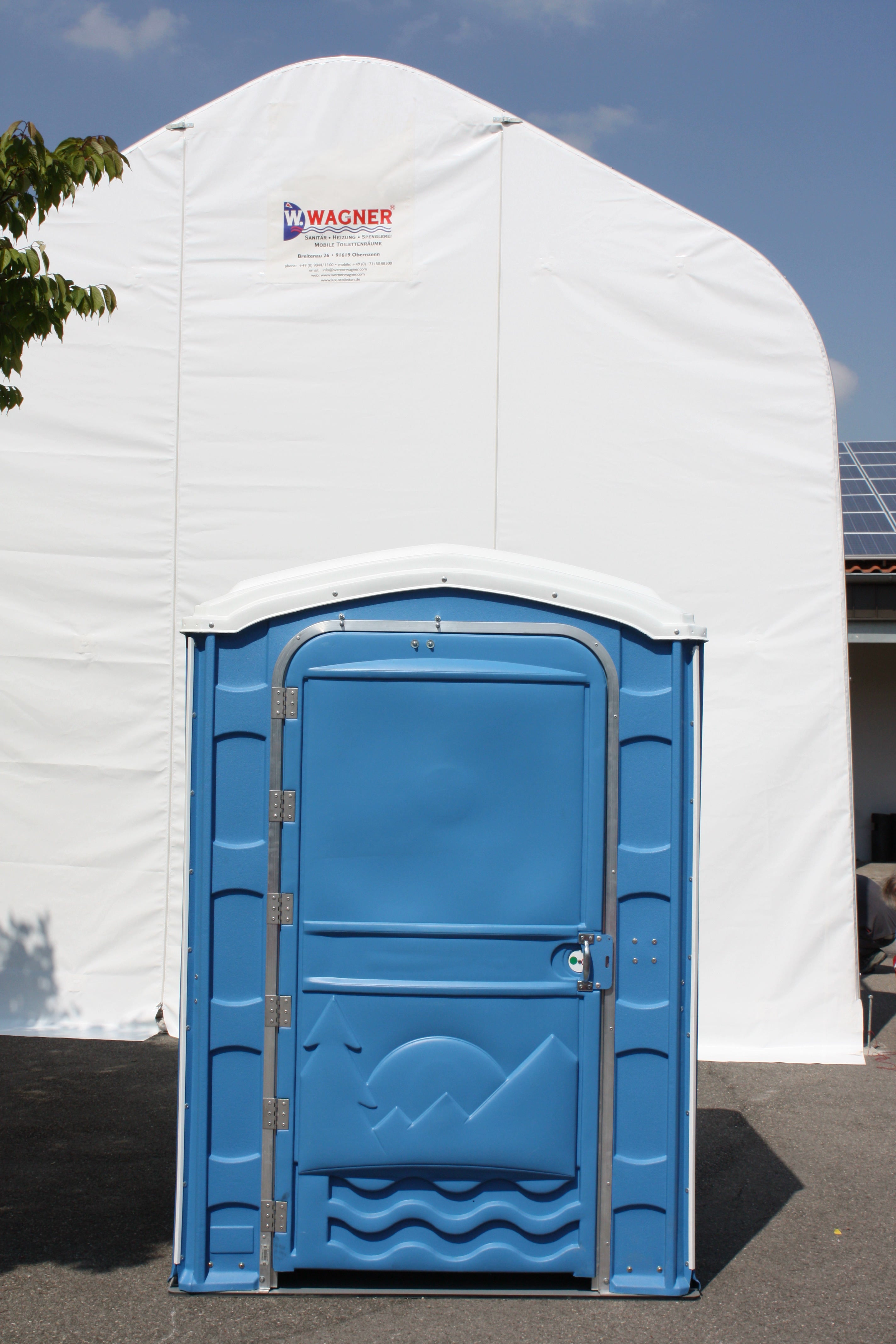 Mobile Toilette - Leichtbau mit Wasserspülung ! OHNE CHEMIE – 3