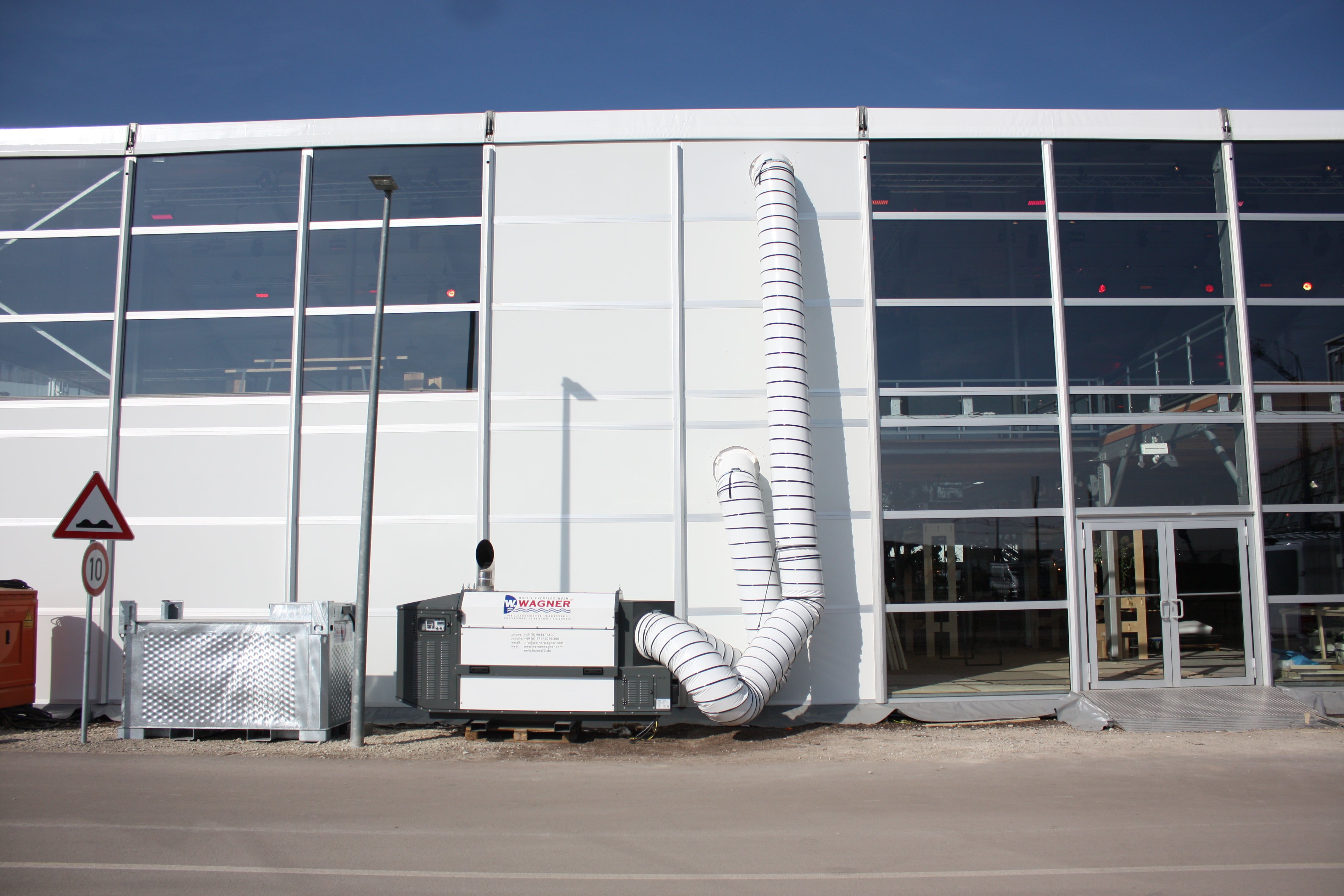 Mobile Heizzentrale 320 kW, Zeltheizung, Baustellenheizung – 3