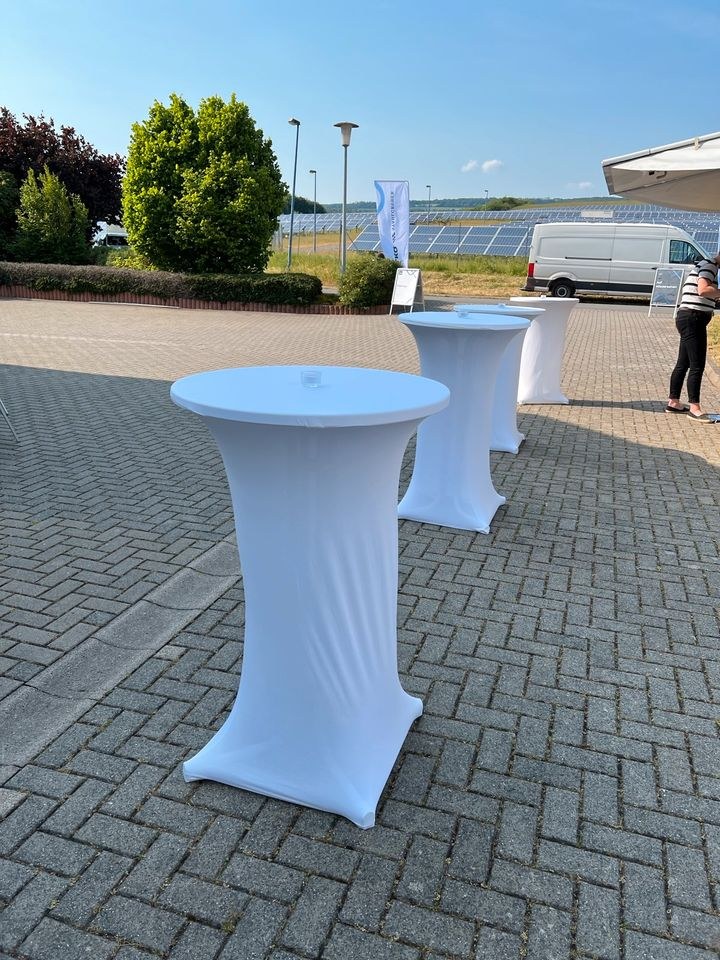 Stehtisch inkl Husse mieten bei Real Event Music – für Empfang & Party – 2