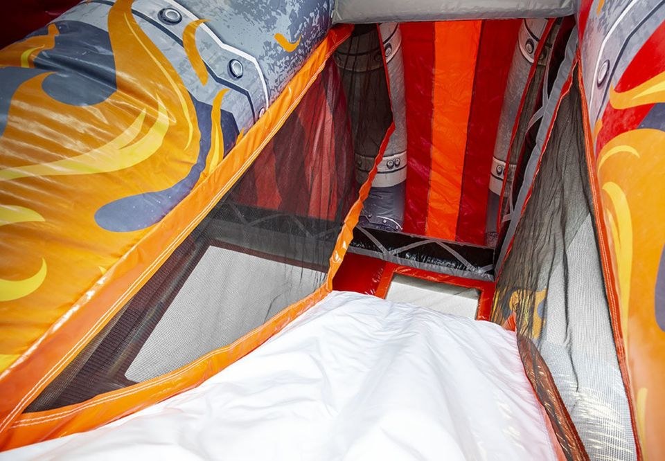 Hüpfburg Feuerwehr Multiplay Rutsche 4,5 X 4M mieten in Artern/Unstrut – 4