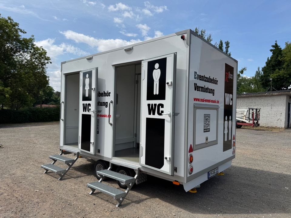 Toilettenwagen WC Wagen Toilettenanhänger mieten bei Real Event Music – 2