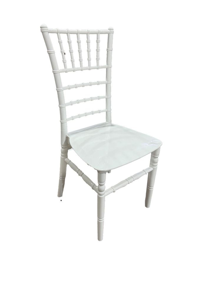 Hochzeitsstuhl Chiavari Weiss Stuhl mieten bei Real Event Music – 4