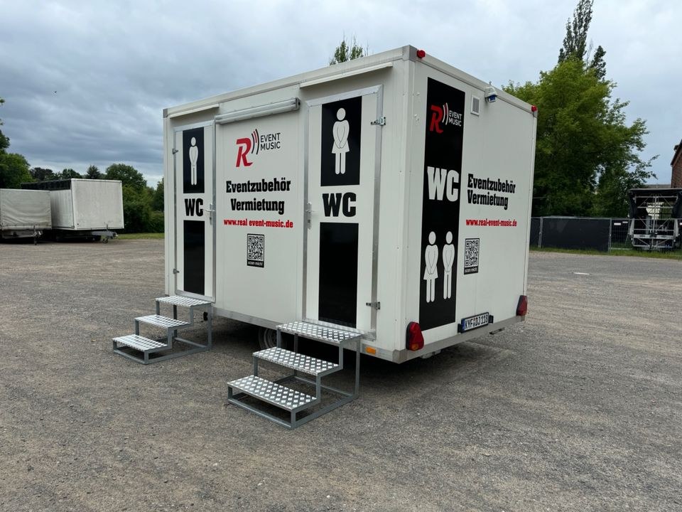 Toilettenwagen WC Wagen Toilettenanhänger mieten bei Real Event Music – 2