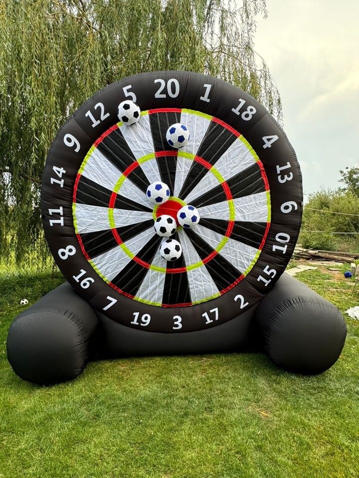 Fußballdart 3x3m Einschulung Hüpfburg mieten bei Real Event Music