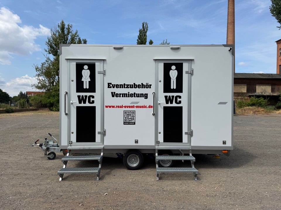 Toilettenwagen WC Wagen Toilettenanhänger mieten bei Real Event Music – 3