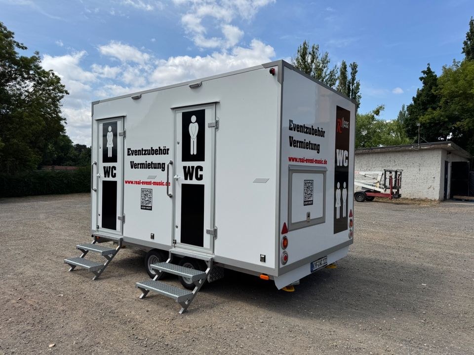 Toilettenwagen WC Wagen Toilettenanhänger mieten bei Real Event Music – 4