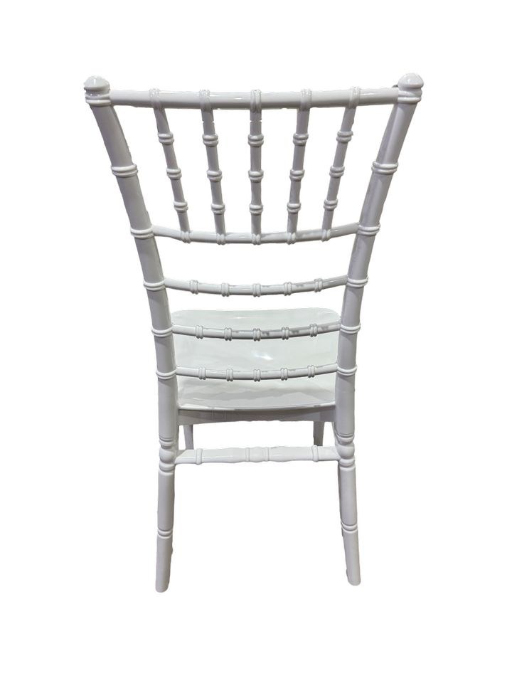 Hochzeitsstuhl Chiavari Weiss Stuhl mieten bei Real Event Music – 3