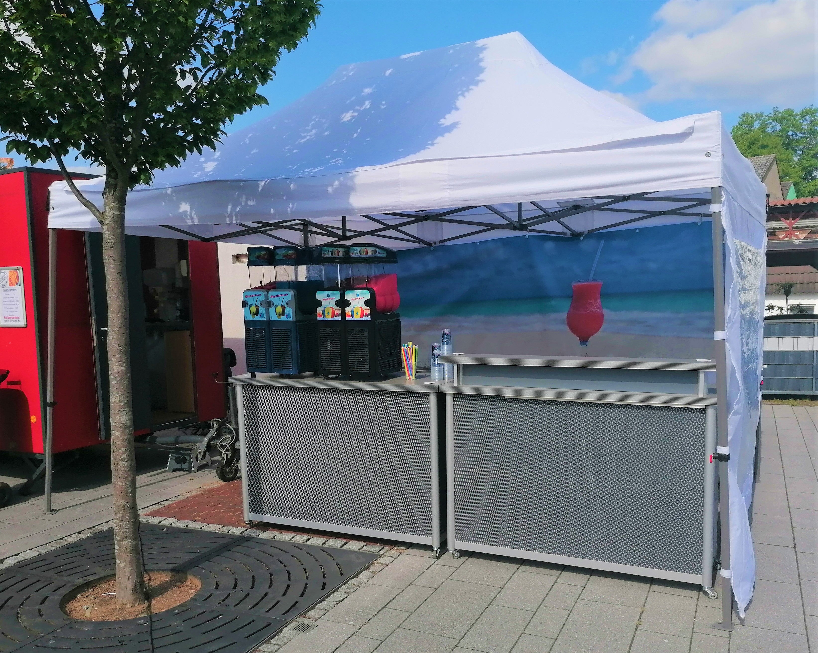 mobile Cocktail Bar Slush Eis Theke Verkaufsstand – 4