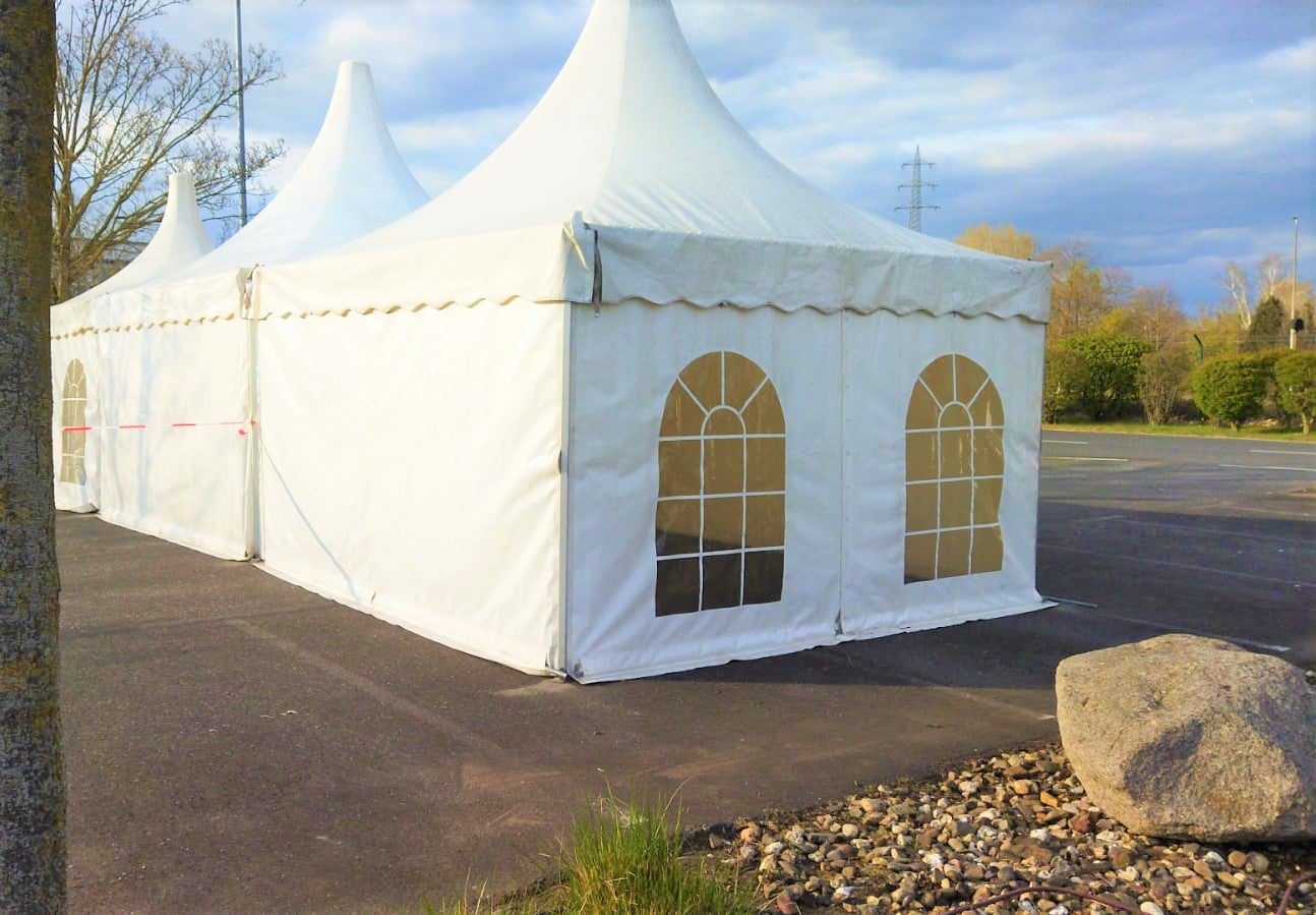exclusives Pagodenzelt 4 x 4m, Partyzelt, Festzelt, Pagode