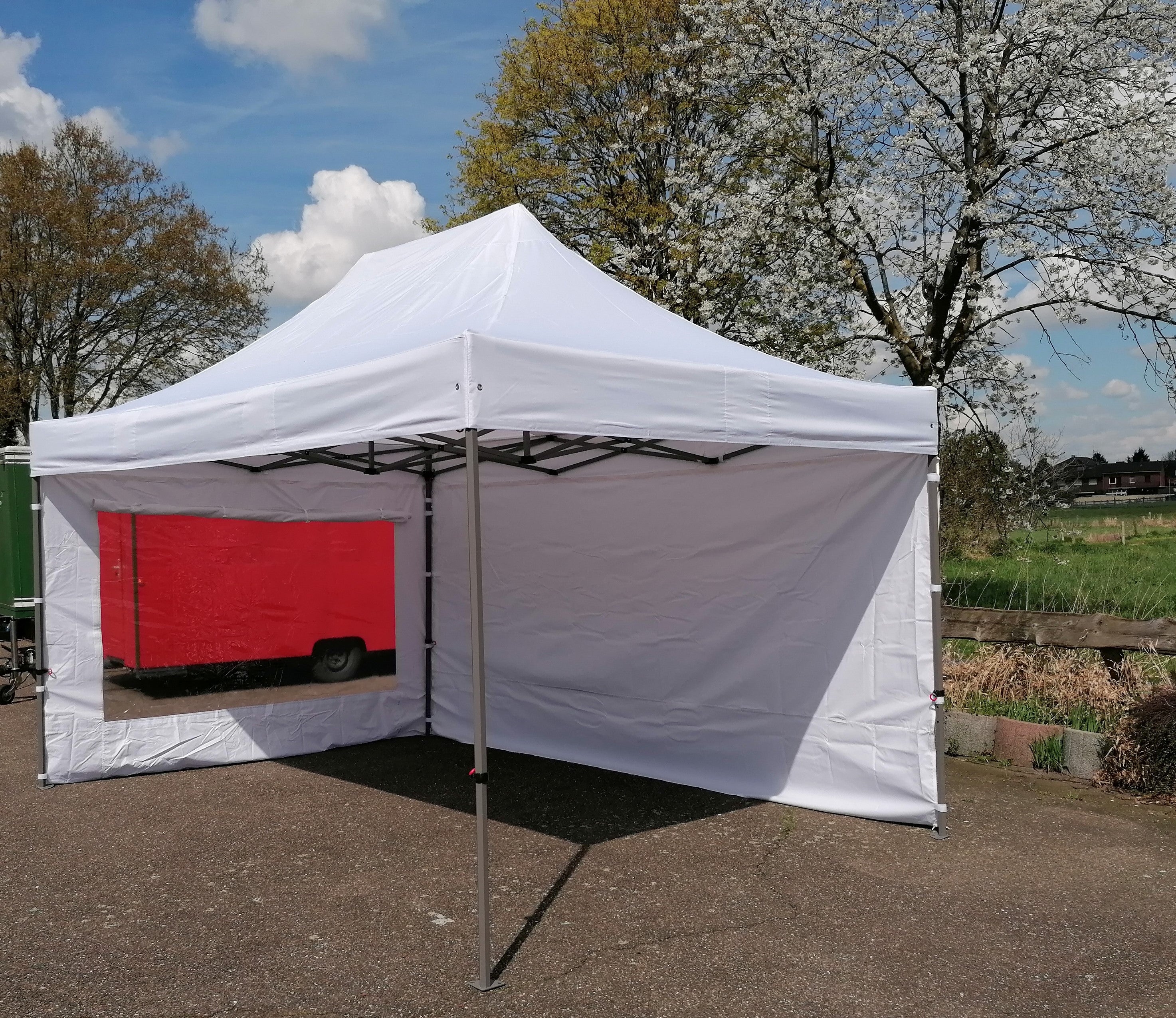 Faltpavillon Partyzelt Schnellbauzelt 3 x 4,5m – 2