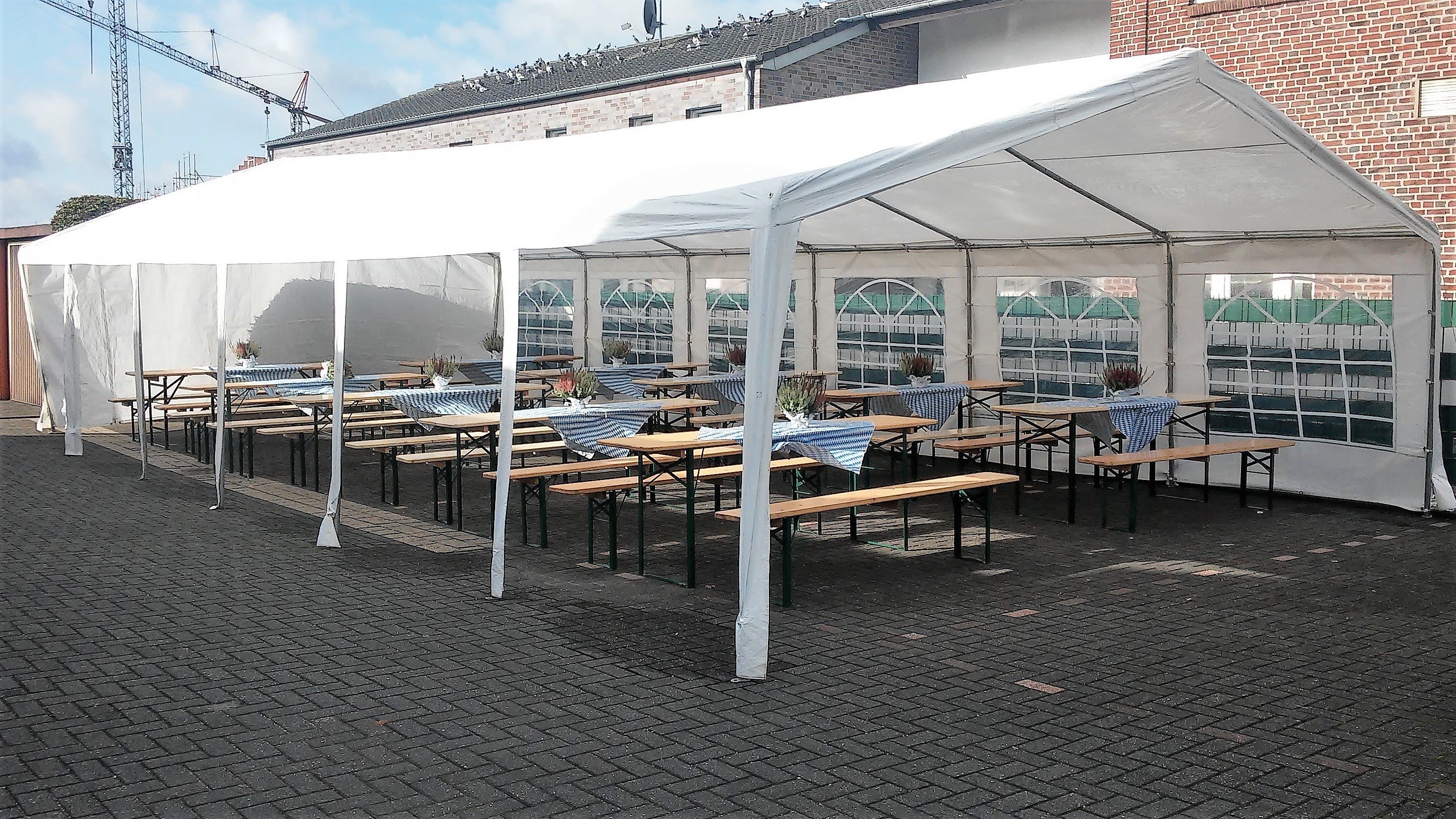 Partyzelt - Festzelt 6 x 12 m
