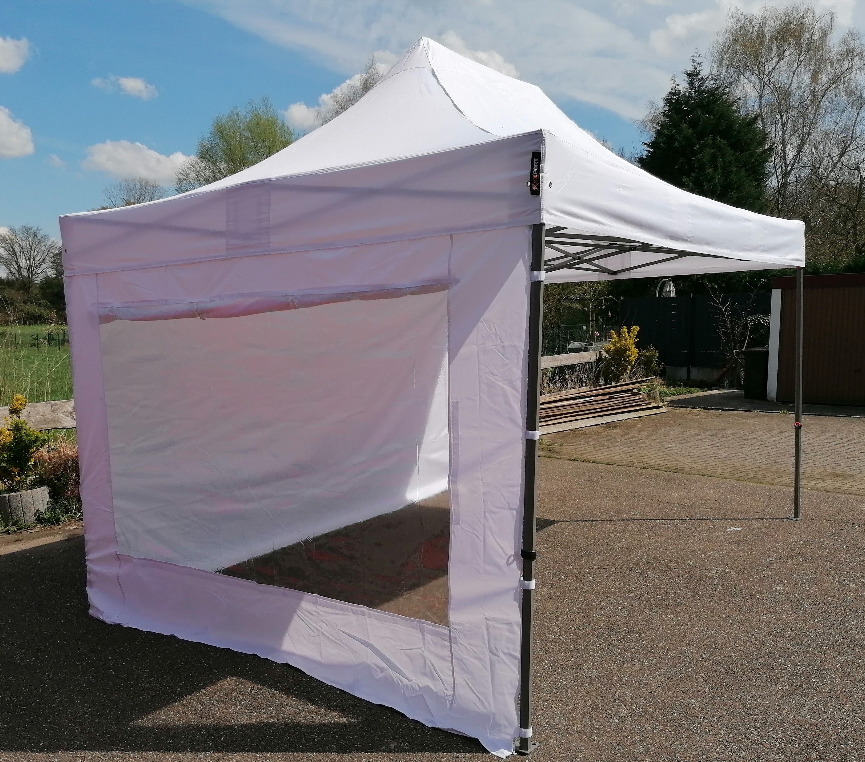 Faltpavillon Partyzelt Schnellbauzelt 3 x 4,5m – 4