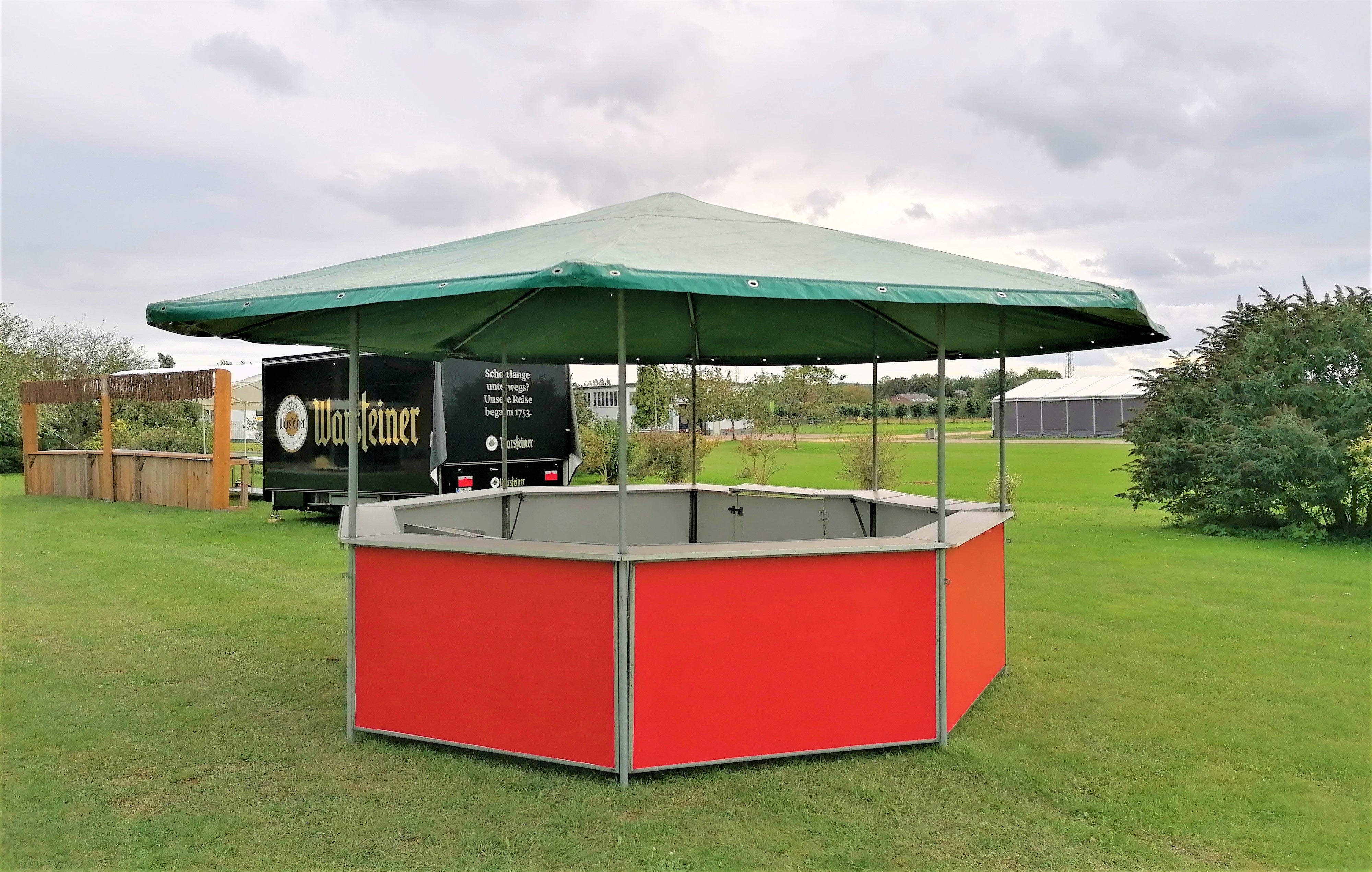 Verkaufsstand Schwenkgrill Bierpavillon