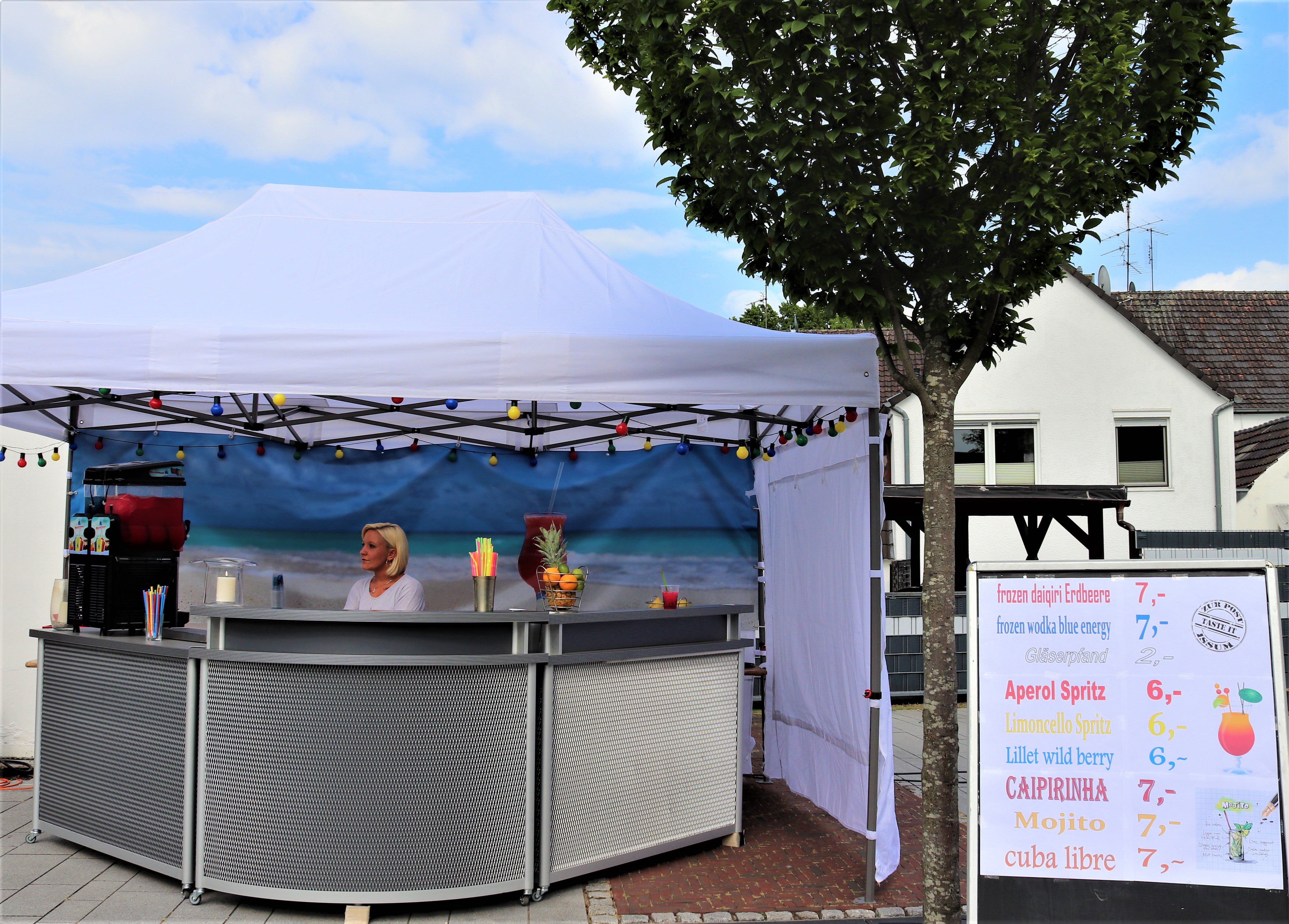 mobile Cocktail Bar Slush Eis Theke Verkaufsstand