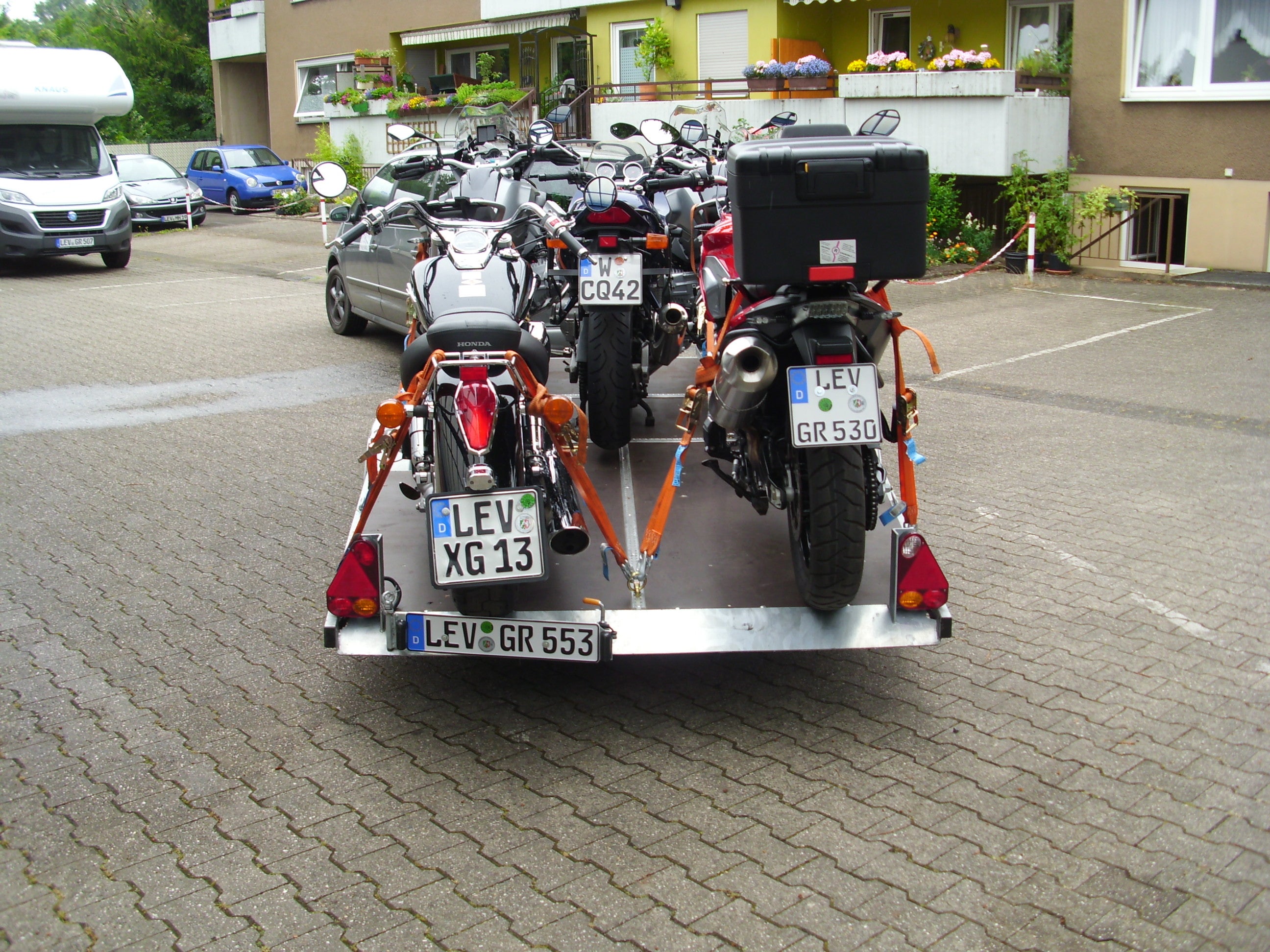 Motorrad Transportanhänger für bis zu 5 Maschinen – 3